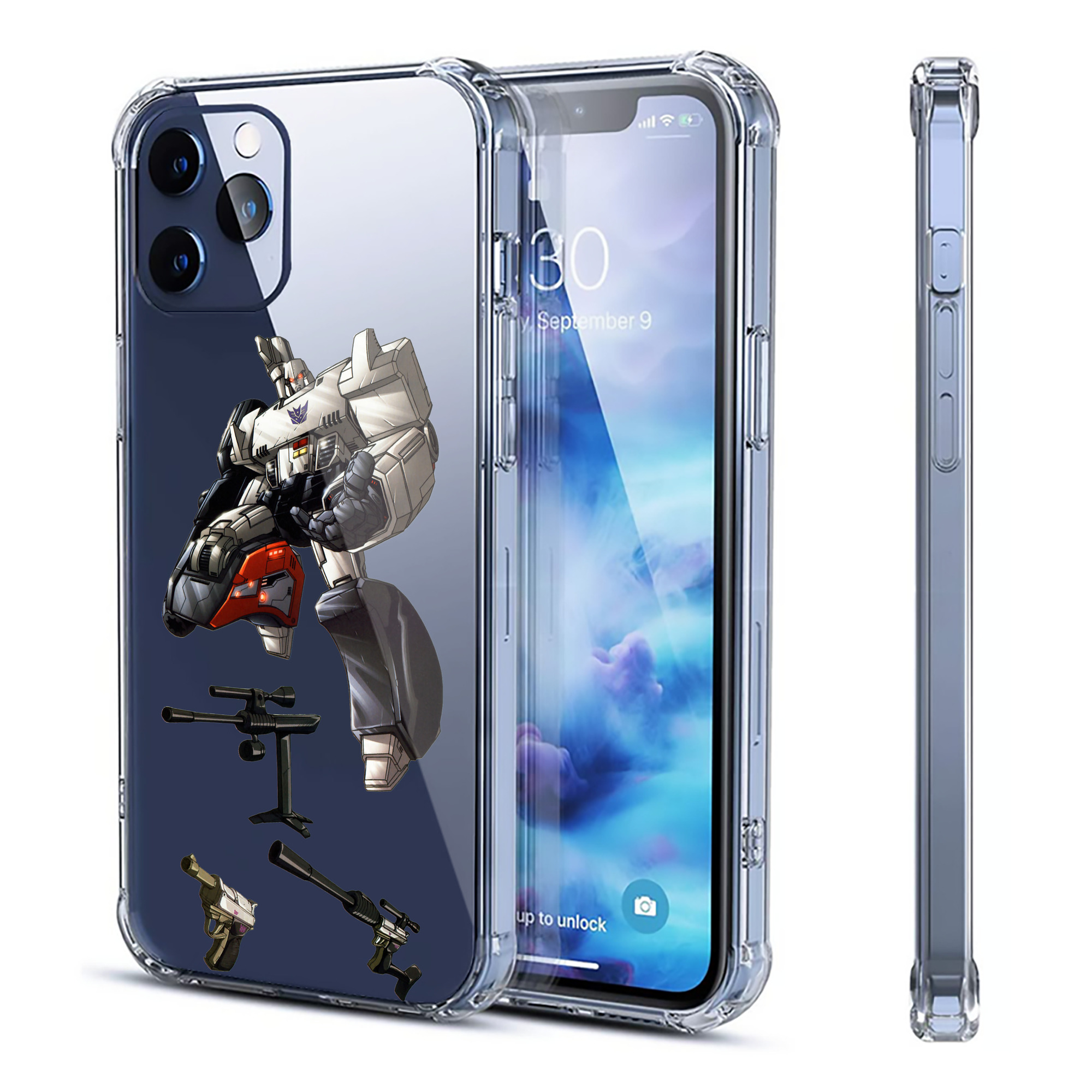 （画像用）  【iPhone 12シリーズ対応】透明スマホケース（クリアソフトケース）